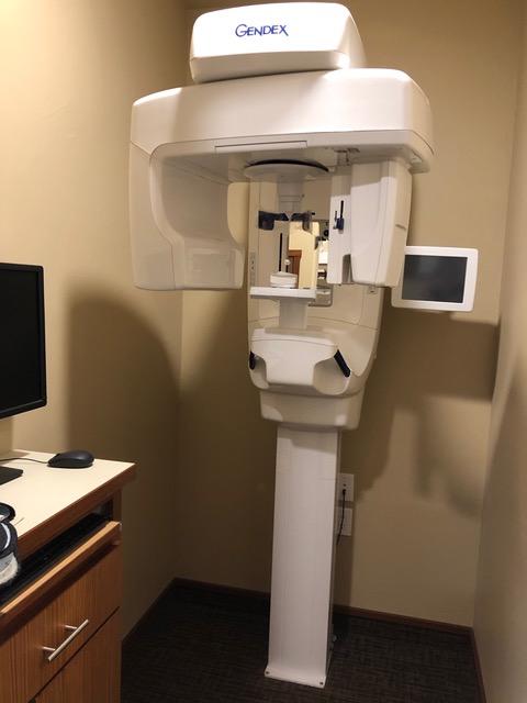 CS 9300 scanning system in Dr. Olson's Wailea Dental Office, 3D pano imaging machine