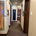 Hallway for Dr. Olson's Wailea Dental Office, Maui dentist office